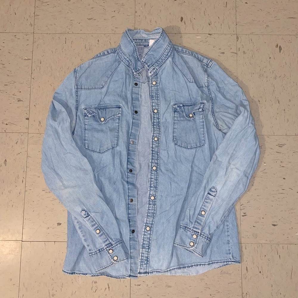Long Sleeve Denim Shirt